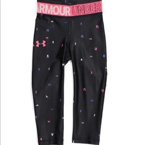 Under Armour Black and Pink Leggings NWT